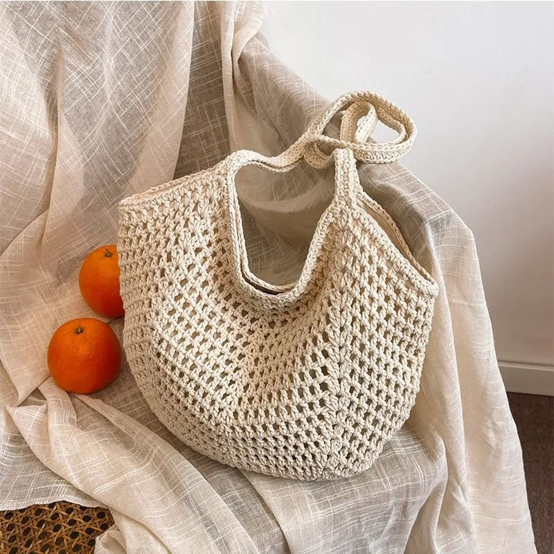Woven Beach Tote Bag