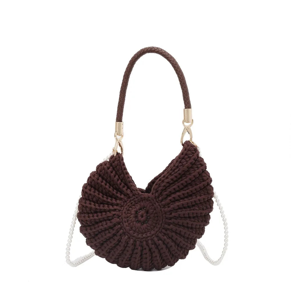 Seashell Crochet Crossbody Bag