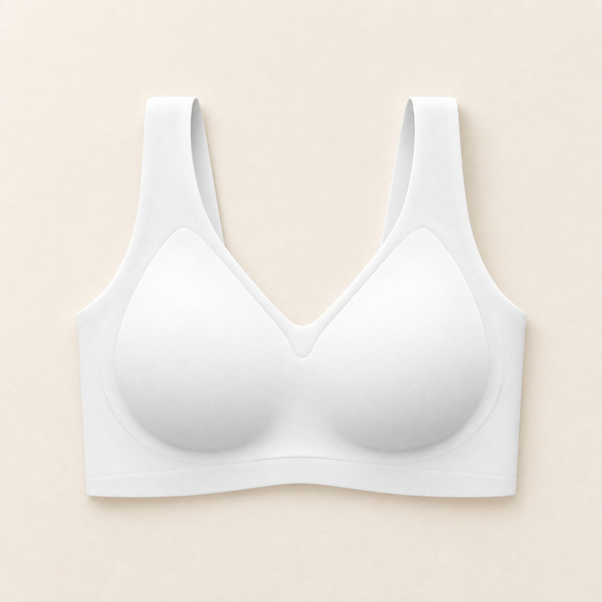 SUL CUORE - Reggiseno Premium Senza Cuciture – Bianco