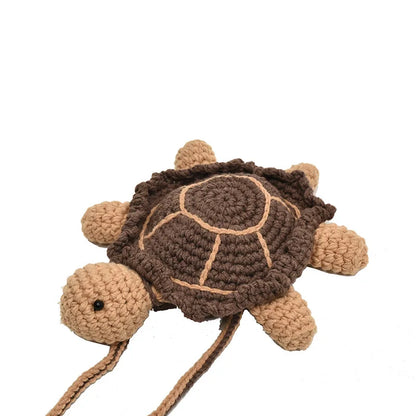 Turtle Crochet Crossbody Bag