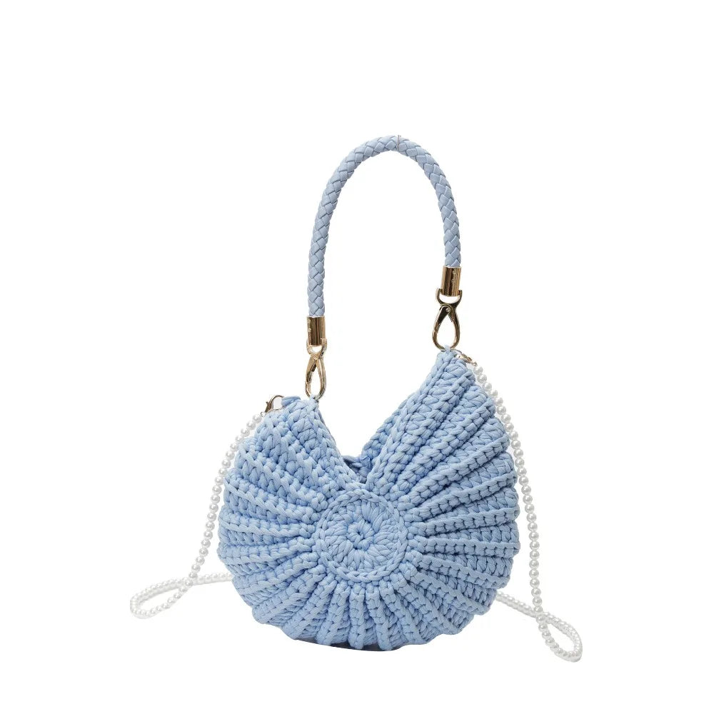 Seashell Crochet Crossbody Bag