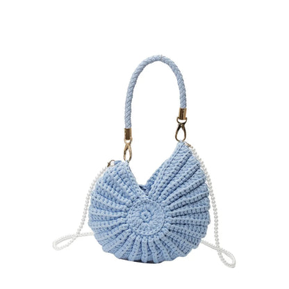 Seashell Crochet Crossbody Bag