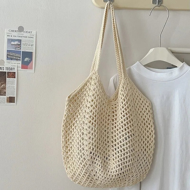 Woven Beach Tote Bag