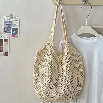 Woven Beach Tote Bag