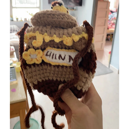 Honey Pot Crochet Bucket Bag