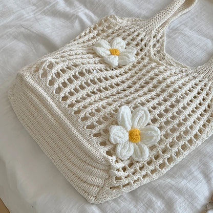 Crochet Hobo Shoulder Bag