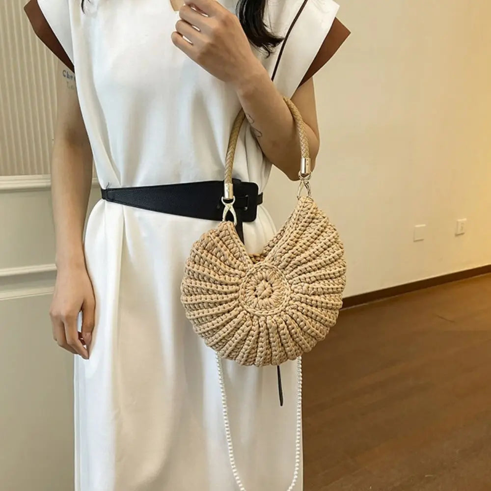 Seashell Crochet Crossbody Bag