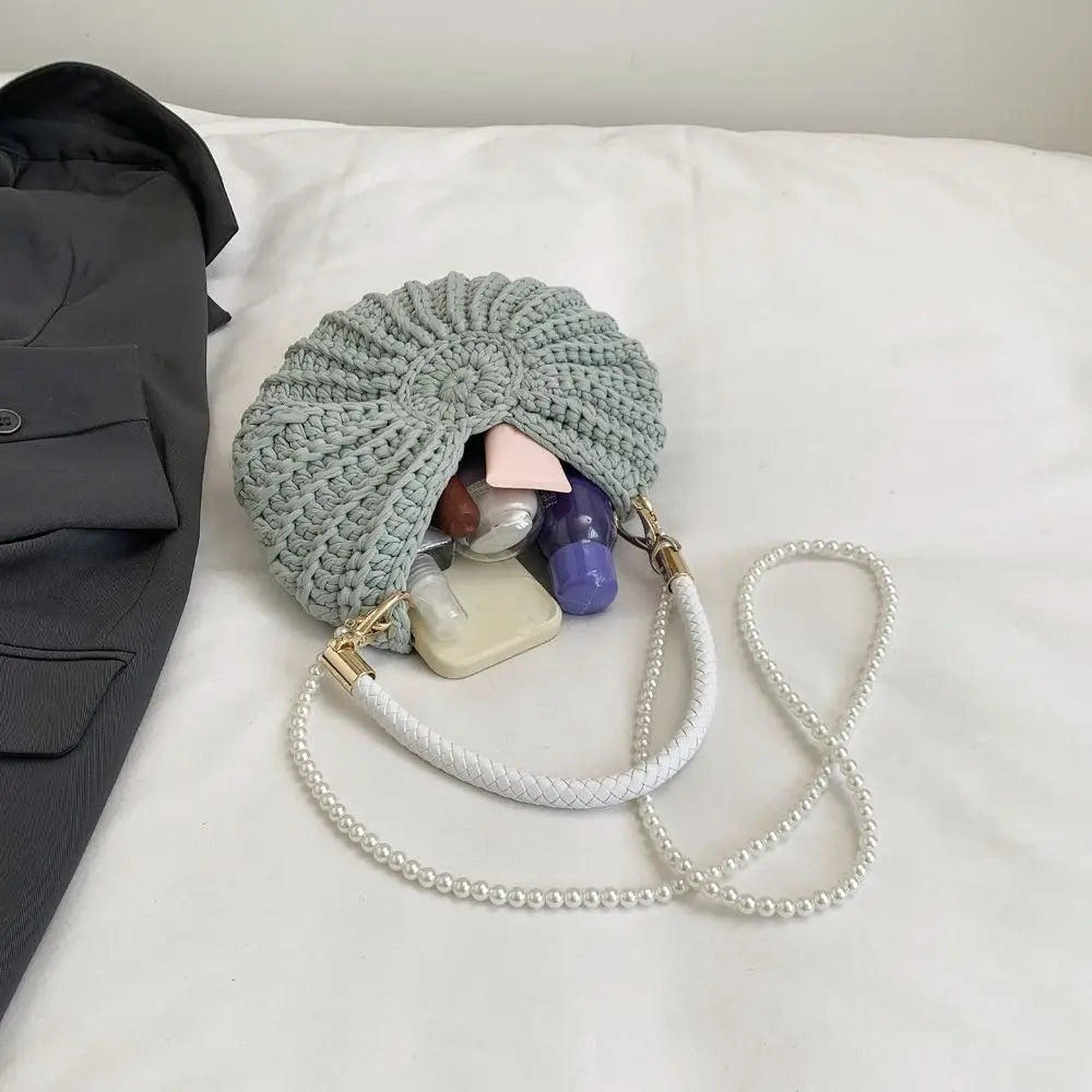 Seashell Crochet Crossbody Bag