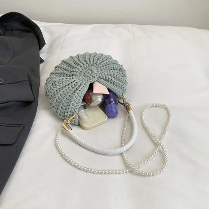 Seashell Crochet Crossbody Bag