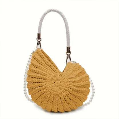Seashell Crochet Crossbody Bag