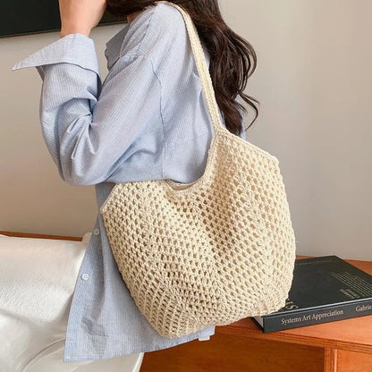 Woven Beach Tote Bag
