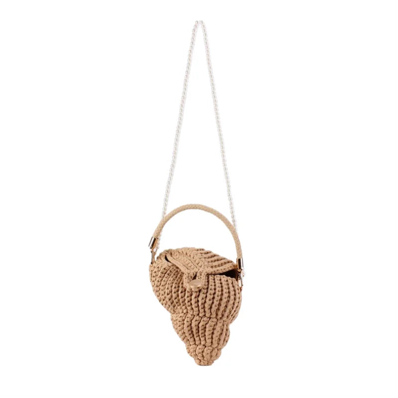 Conch Cotton-Rope Crossbody Bag