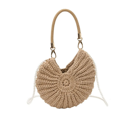 Seashell Crochet Crossbody Bag