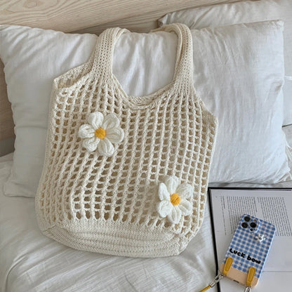 Crochet Hobo Shoulder Bag