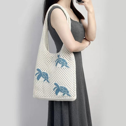 Cherry Crochet Shoulder Bag