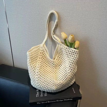 Woven Beach Tote Bag