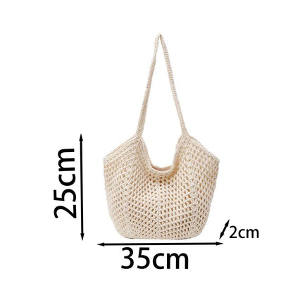 Woven Beach Tote Bag