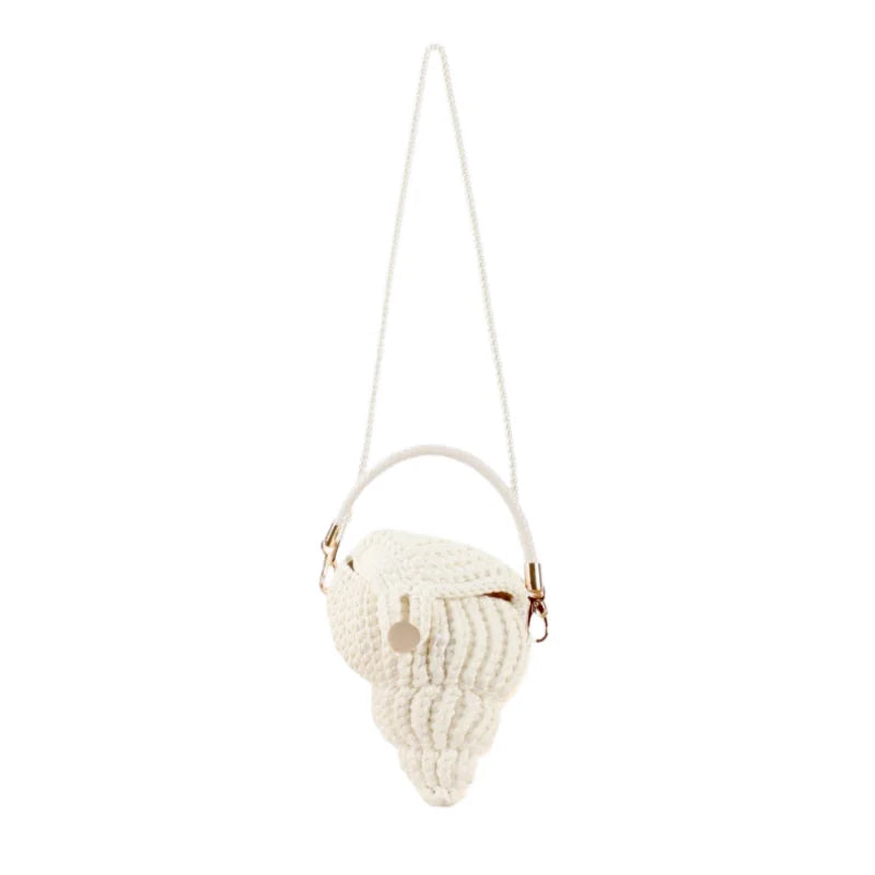 Conch Cotton-Rope Crossbody Bag