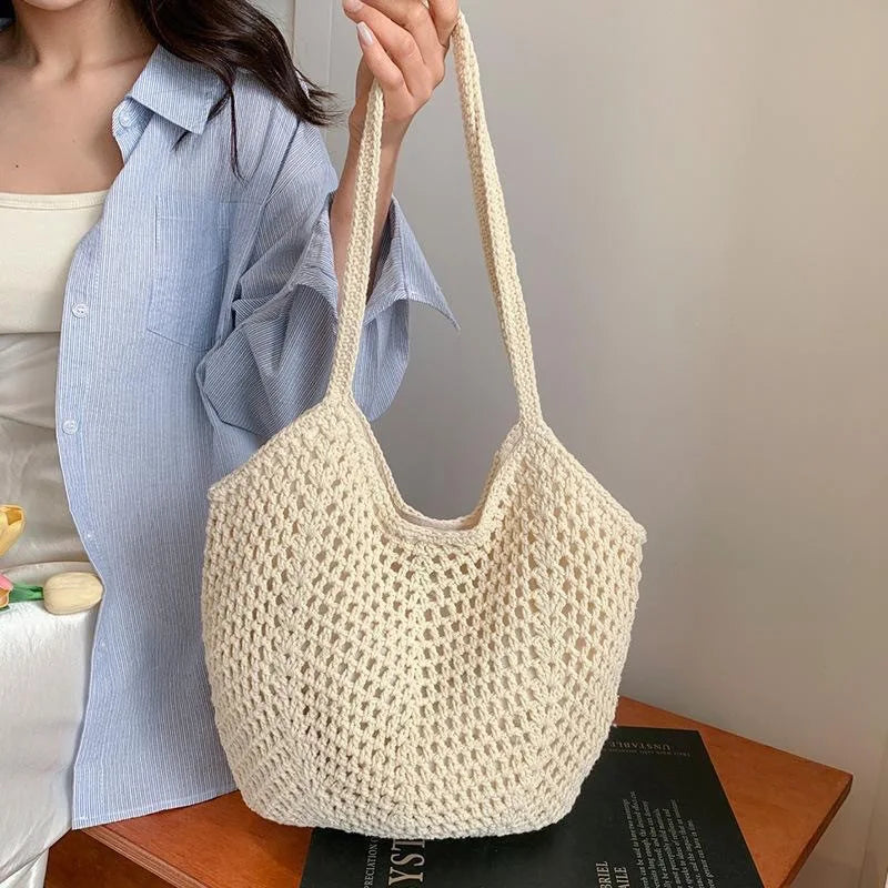 Woven Beach Tote Bag