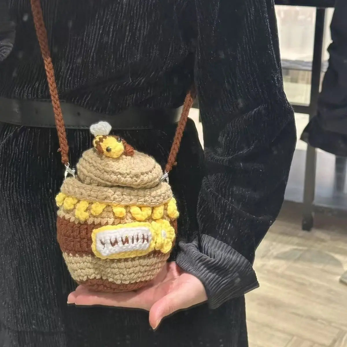 Honey Pot Crochet Bucket Bag