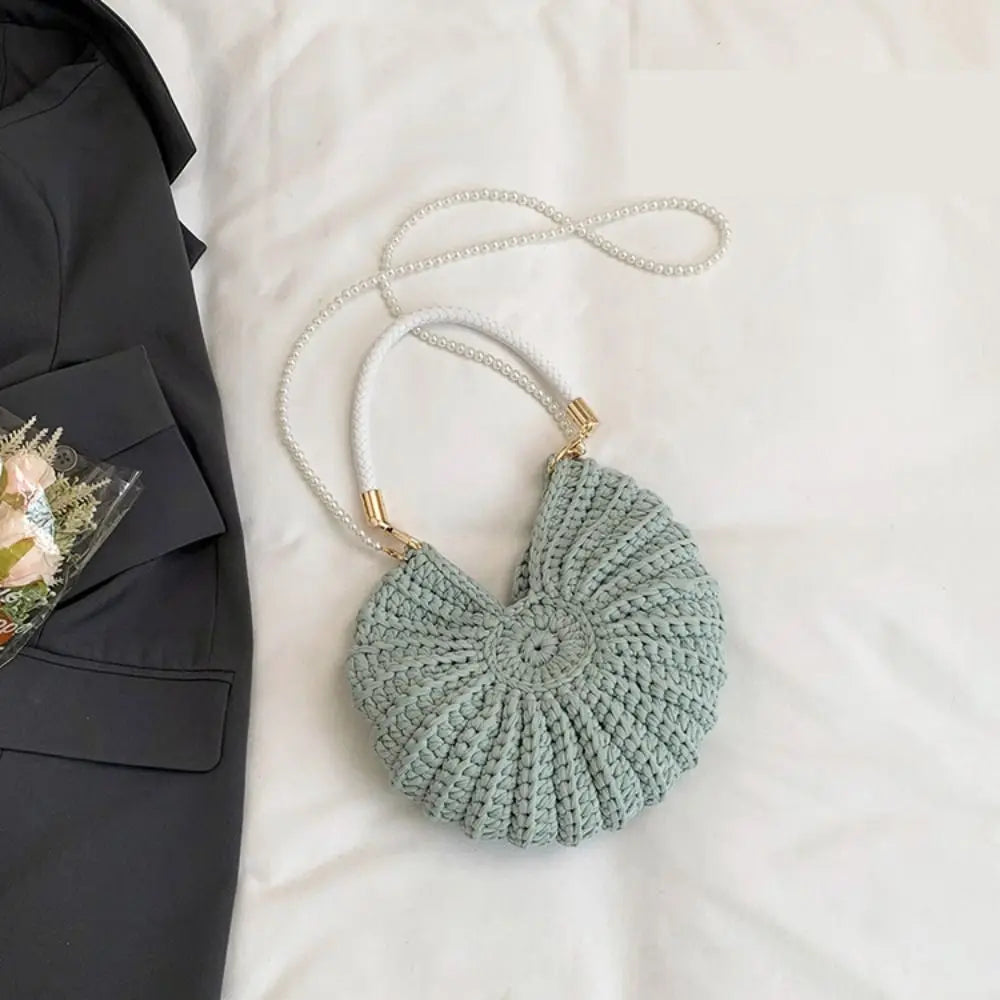 Seashell Crochet Crossbody Bag