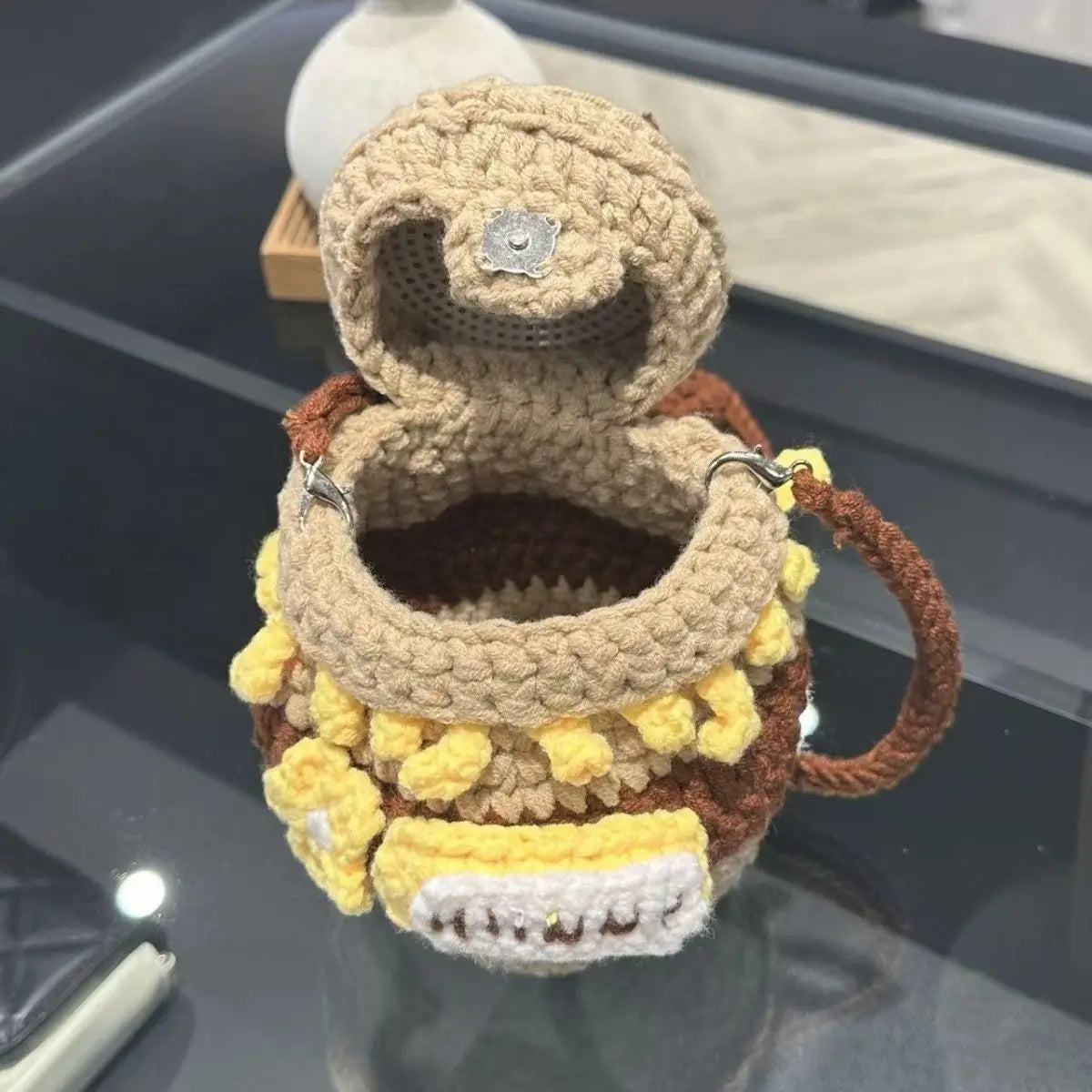 Honey Pot Crochet Bucket Bag