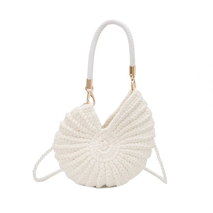Seashell Crochet Crossbody Bag