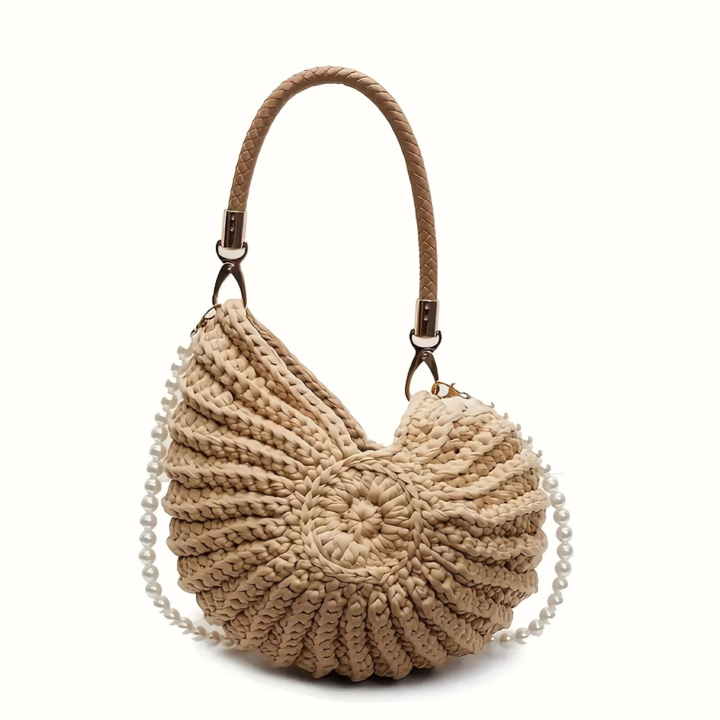 Pearl Shell Crochet Bag