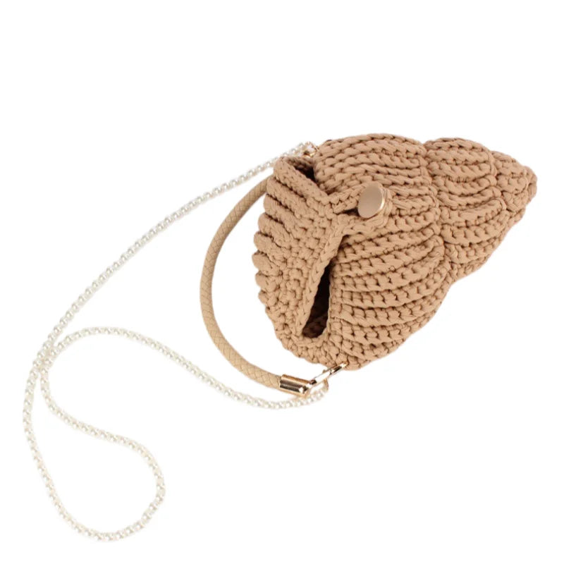 Conch Cotton-Rope Crossbody Bag