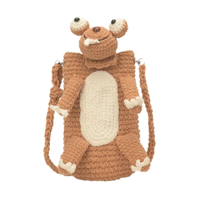 Frog Crochet Phone Bag