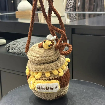 Honey Pot Crochet Bucket Bag