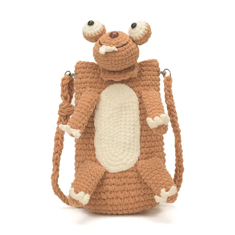 Frog Crochet Phone Bag