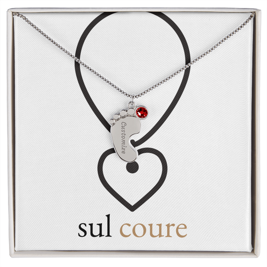 Collana Piedini — Pietra di Nascita