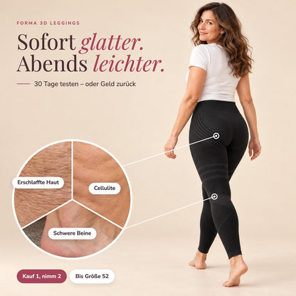Forma 3D – Sofort glatter. Abends leichter.