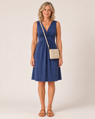 Set Nora 3 Pezzi: Abito + Intimo Modellante + Borsa all’Uncinetto