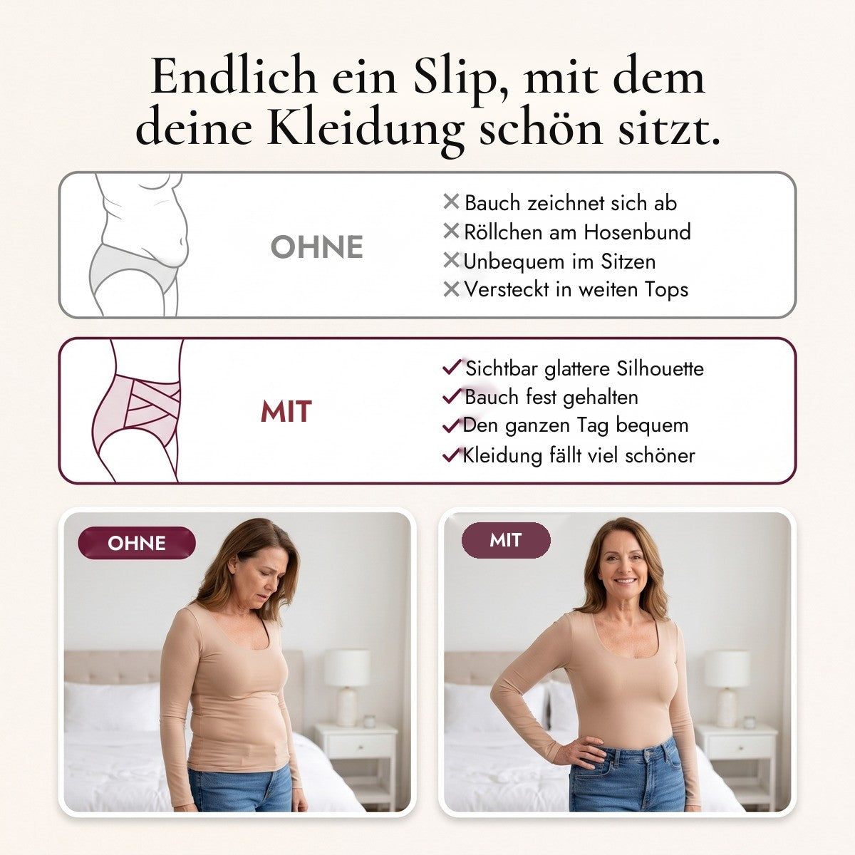 Slip Modellante Mitte 360°