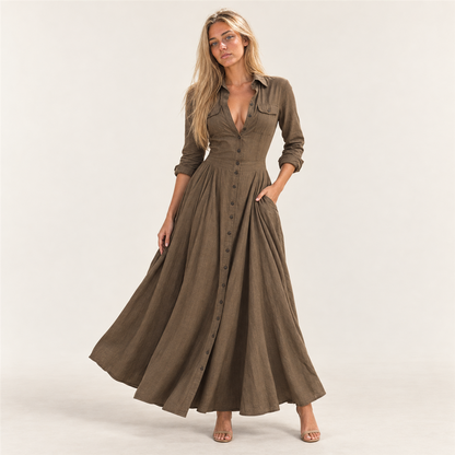 Thea Kleid von vorne, ganze Länge
