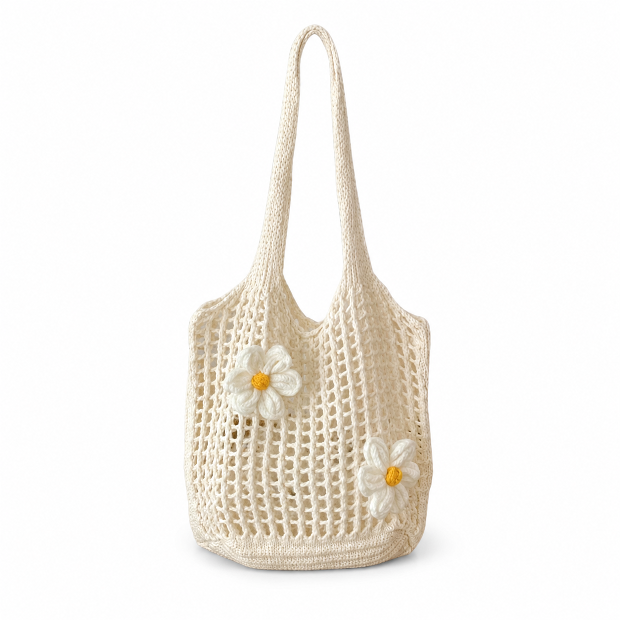 Crochet Hobo Shoulder Bag