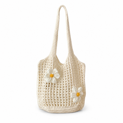Crochet Hobo Shoulder Bag
