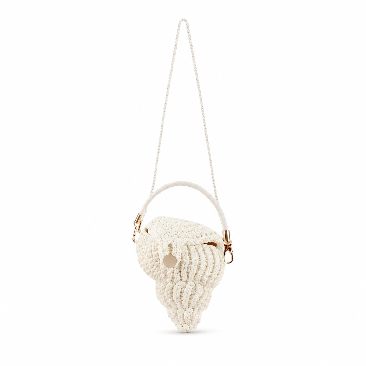 Conch Cotton-Rope Crossbody Bag